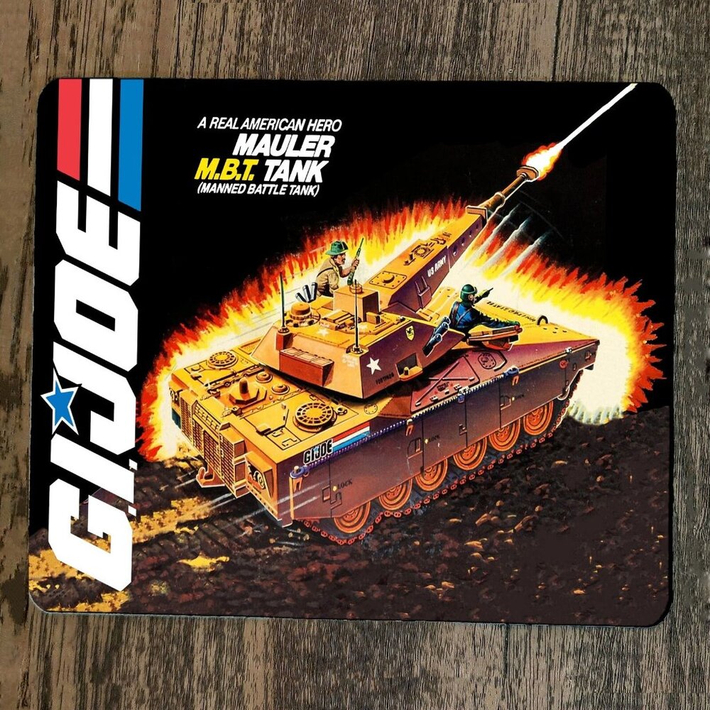 Mouse Pad GI Joe MBT Mauler Manned‎ Battle Tank